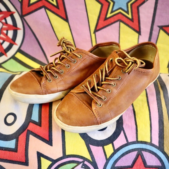 frye women's leather tennis shoes